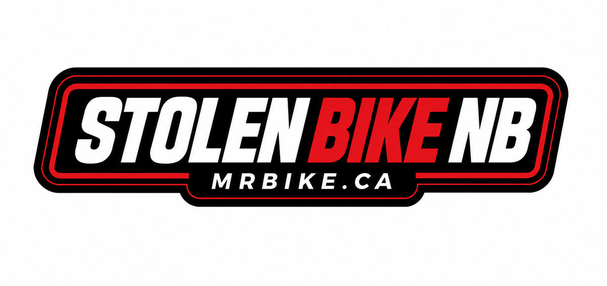 Stolen bike nb sticker